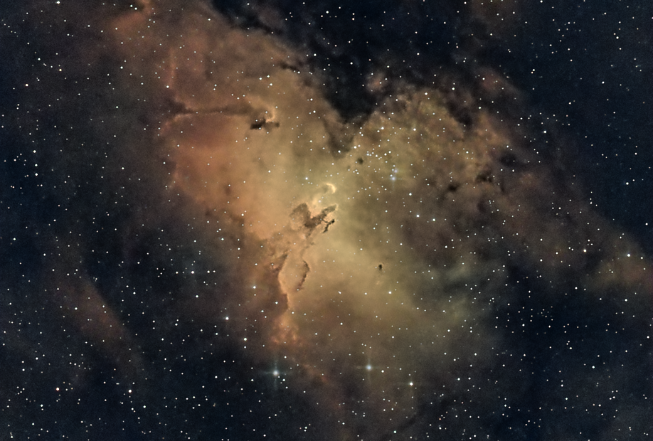 The Eagle Nebula imaged from Cape Vincent, NY