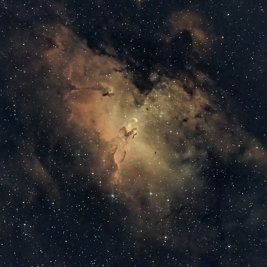 The Eagle Nebula imaged from Cape Vincent, NY